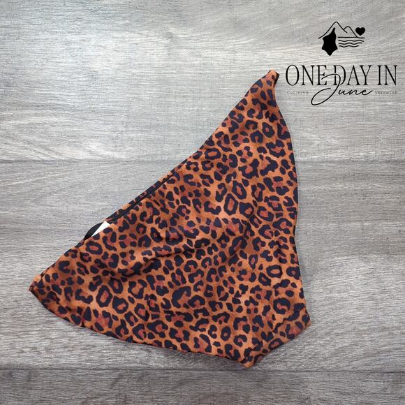 No Boundaries Moderate Coverage Leopard Bikini Bottom Size S - Picture 5 of 5